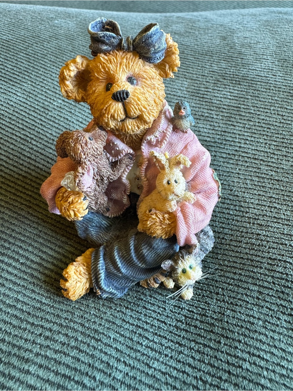 Boyds Bears Ruthie Pawsenclaws Unconditional Love Bearstone Figurine 2002